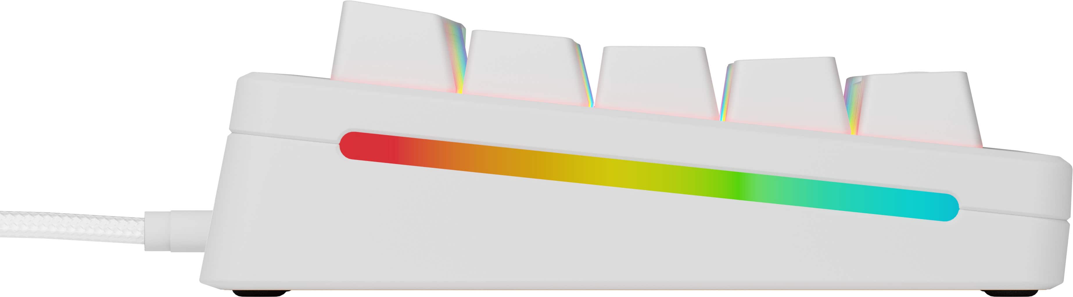 Alt View 19. Glorious - GMMK 3 65% Wired Mechanical Linear Switch Gaming Keyboard with Hot-swappable Switches - White.