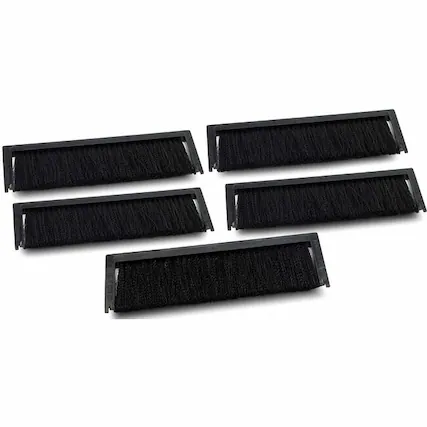 Front. APC - NetShelter SX / SV Roof Brush Strip - Black - Black.