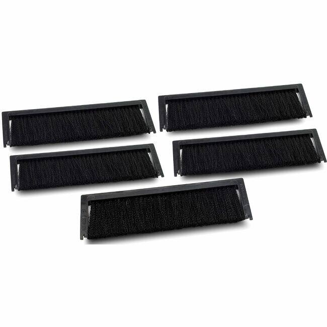 Front. APC - NetShelter SX / SV Roof Brush Strip - Black - Black.