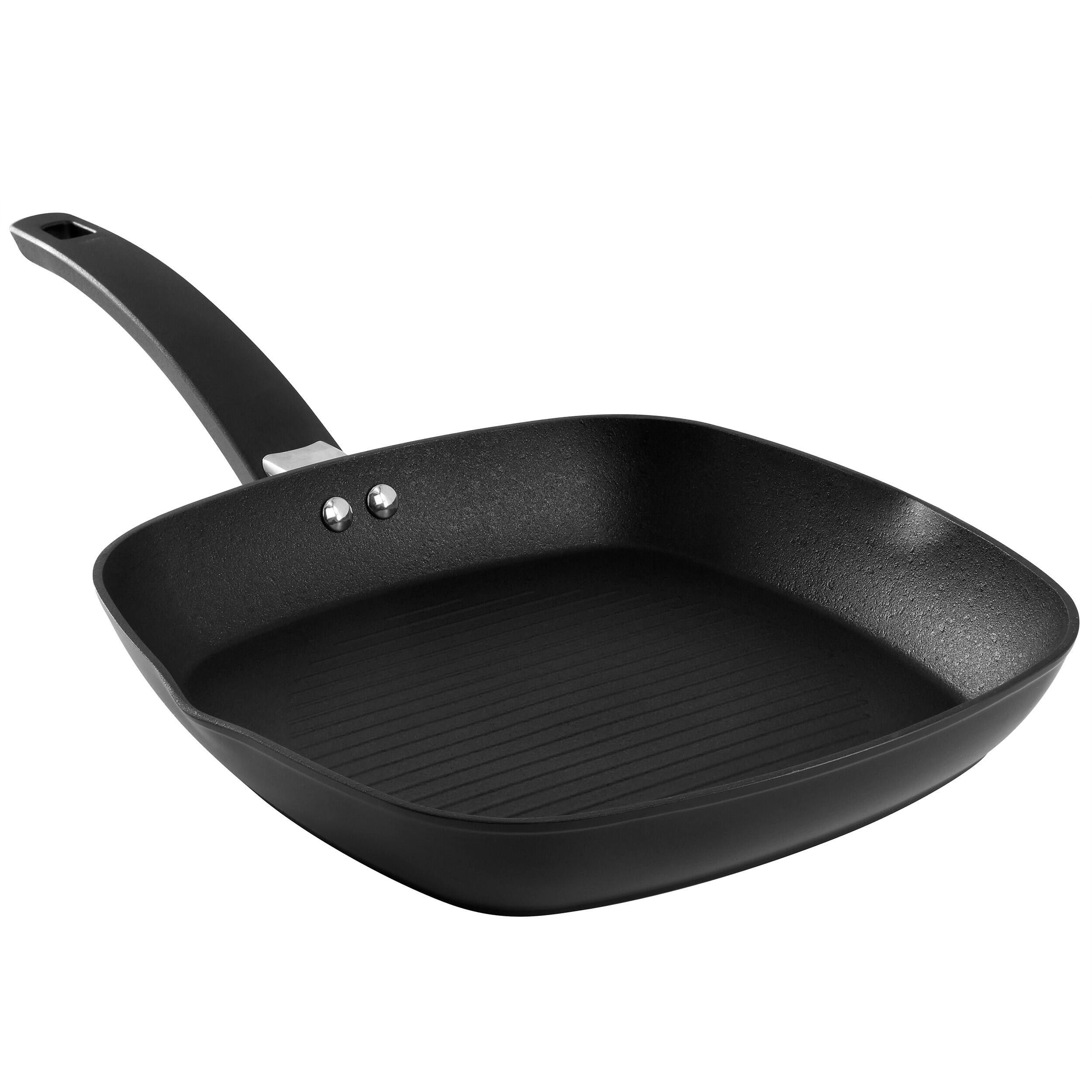 Oster - Connelly 10 Inch Nonstick Aluminum Grill Pan - Black