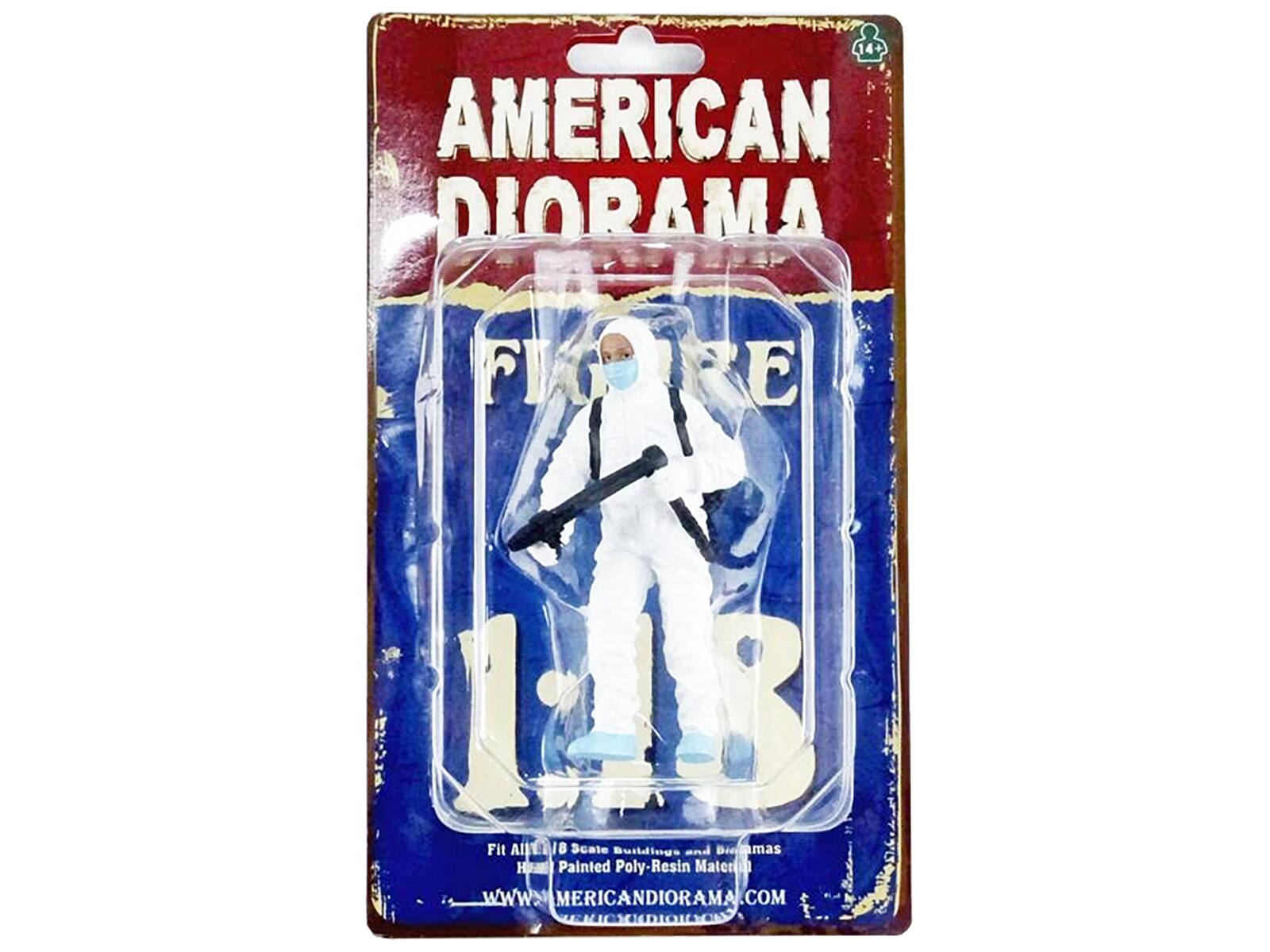 Hazmat Crew Figurine I for 1/18 Scale Models by American Diorama