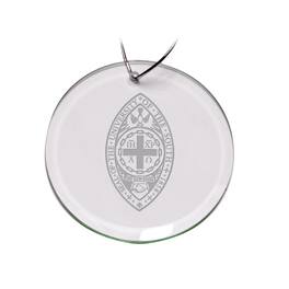 Jardine - University of the South Tigers 3'' Glass Round Ornament - Multicolor