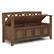 Left. Simpli Home - Amherst Entryway Storage Bench - Rustic Natural Aged Brown.