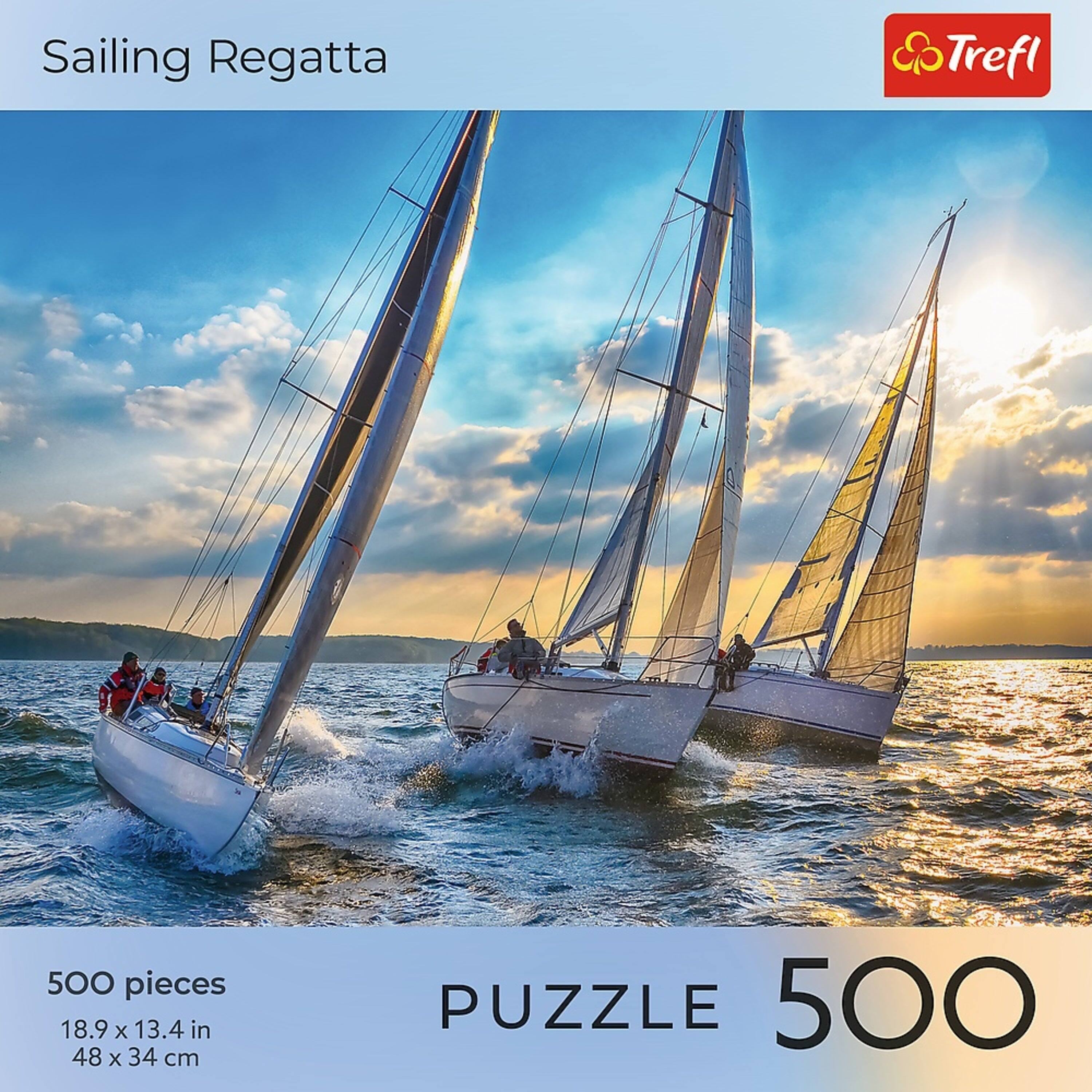 Sailing Regatta  
Trefl  

500 pieces  
18.9 x 13.4 in  
48 x 34 cm  

PUZZLE 500