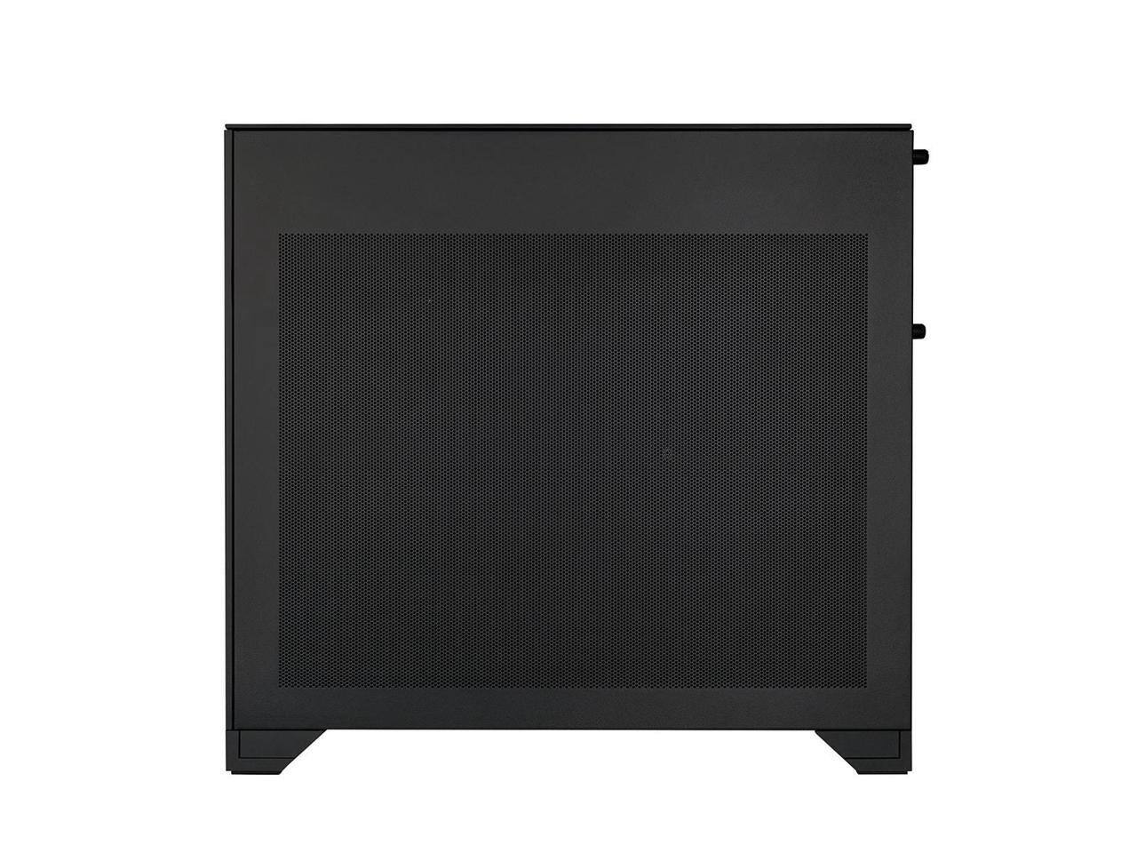 Alt View 10. Lian Li - O11 Vision-M O11VMX Dual-chamber Design Pre-installed 140 mm Fan Micro ATX Case - Black.