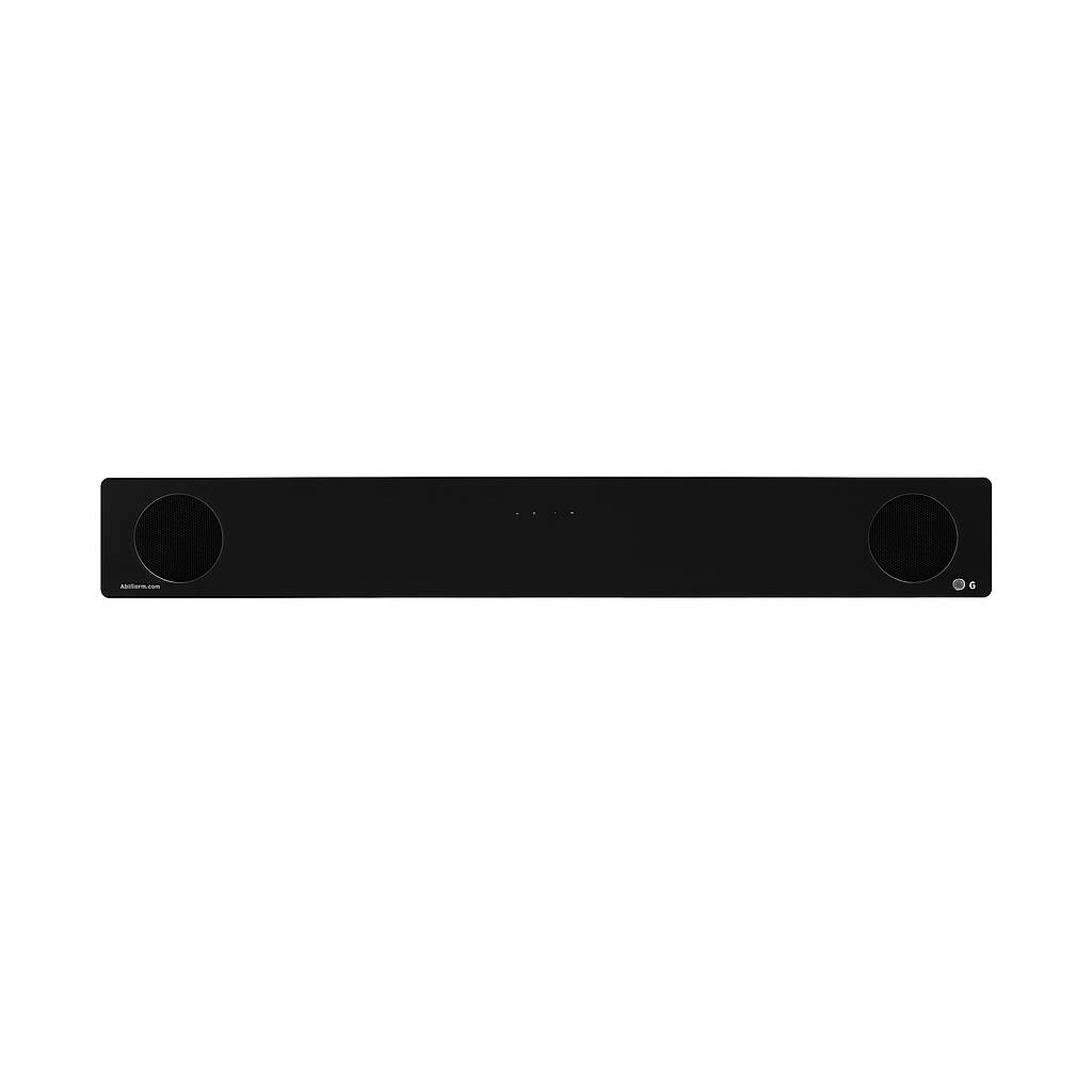 Alt View 4. LG - 3.1.2 Ch Soundbar with Wireless Subwoofer SPD7Y, Dolby Atmos, DTS:X, 380W, High-Res Audio, 4K & HDR Passthrough - Black.