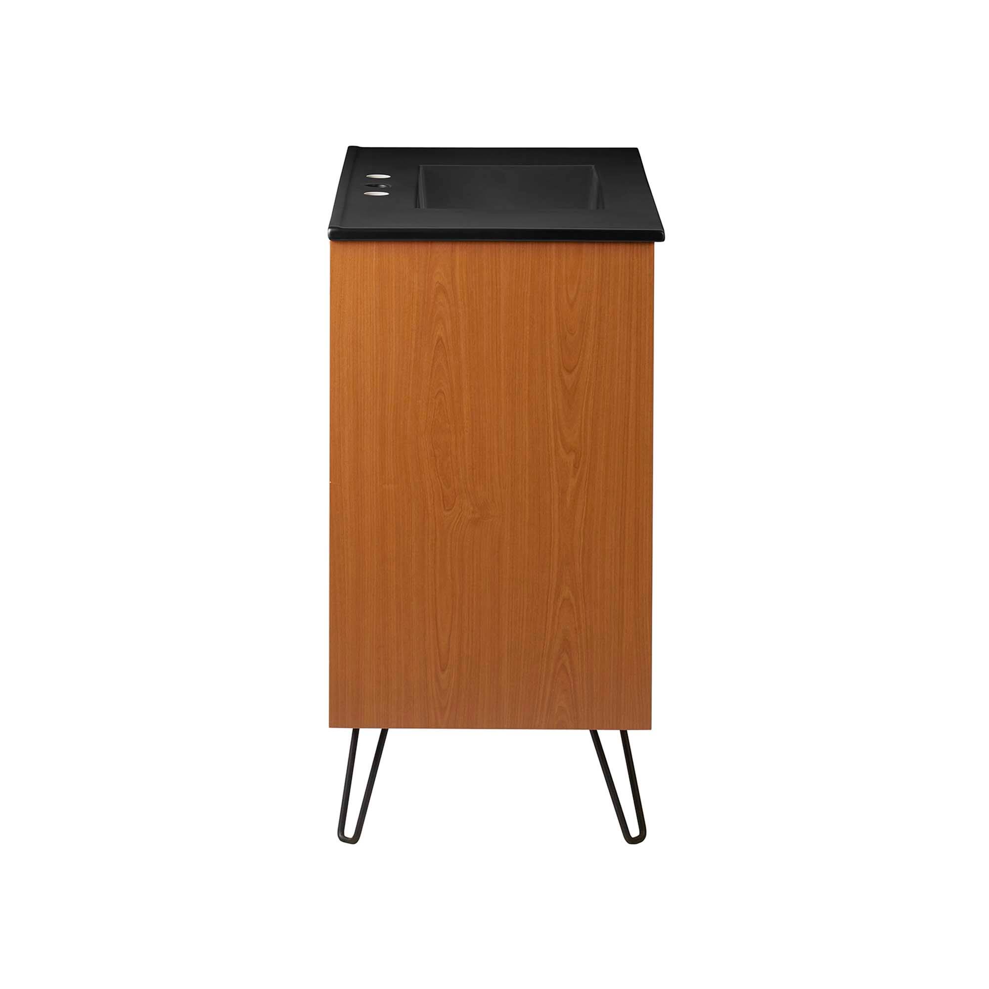 Alt View 1. Modway - Energize Bathroom Vanity Basin Included by Modway - Cherry White Black.