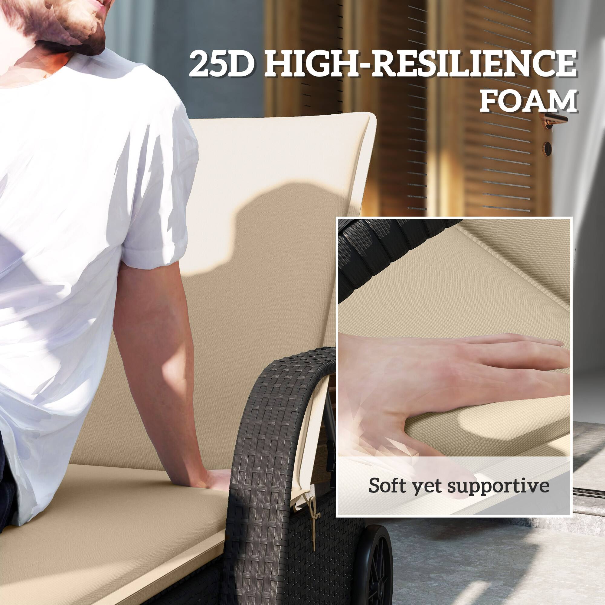 25D HIGH-RESILIENCE FOAM
Soft yet supportive