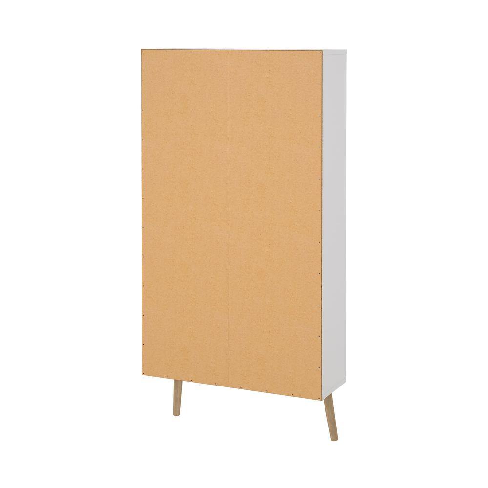 Alt View 5. Tvilum - Bodo 3 Drawer Shoe Storage Cabinet - White.