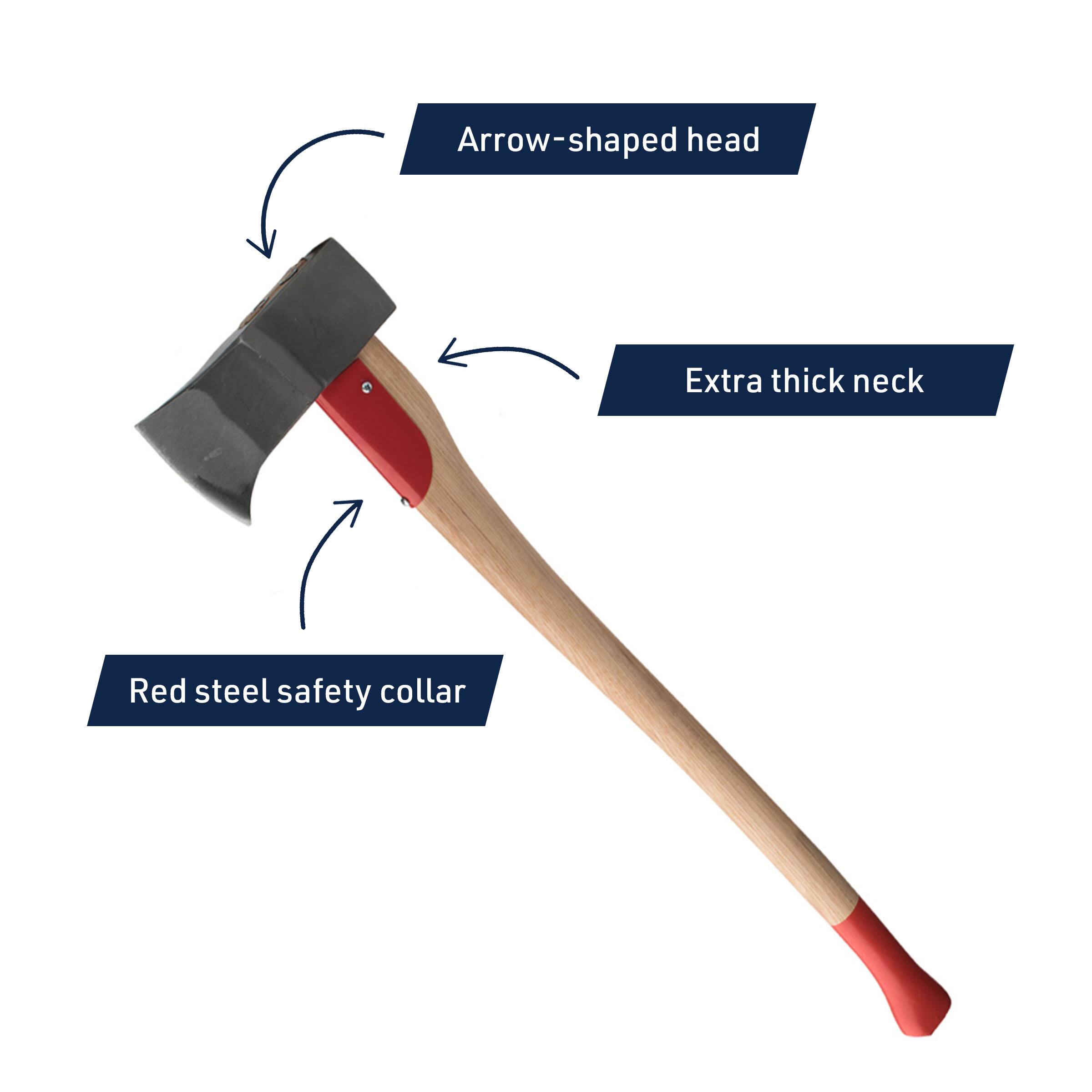 Arrow-shaped head  
Extra thick neck  
Red steel safety collar