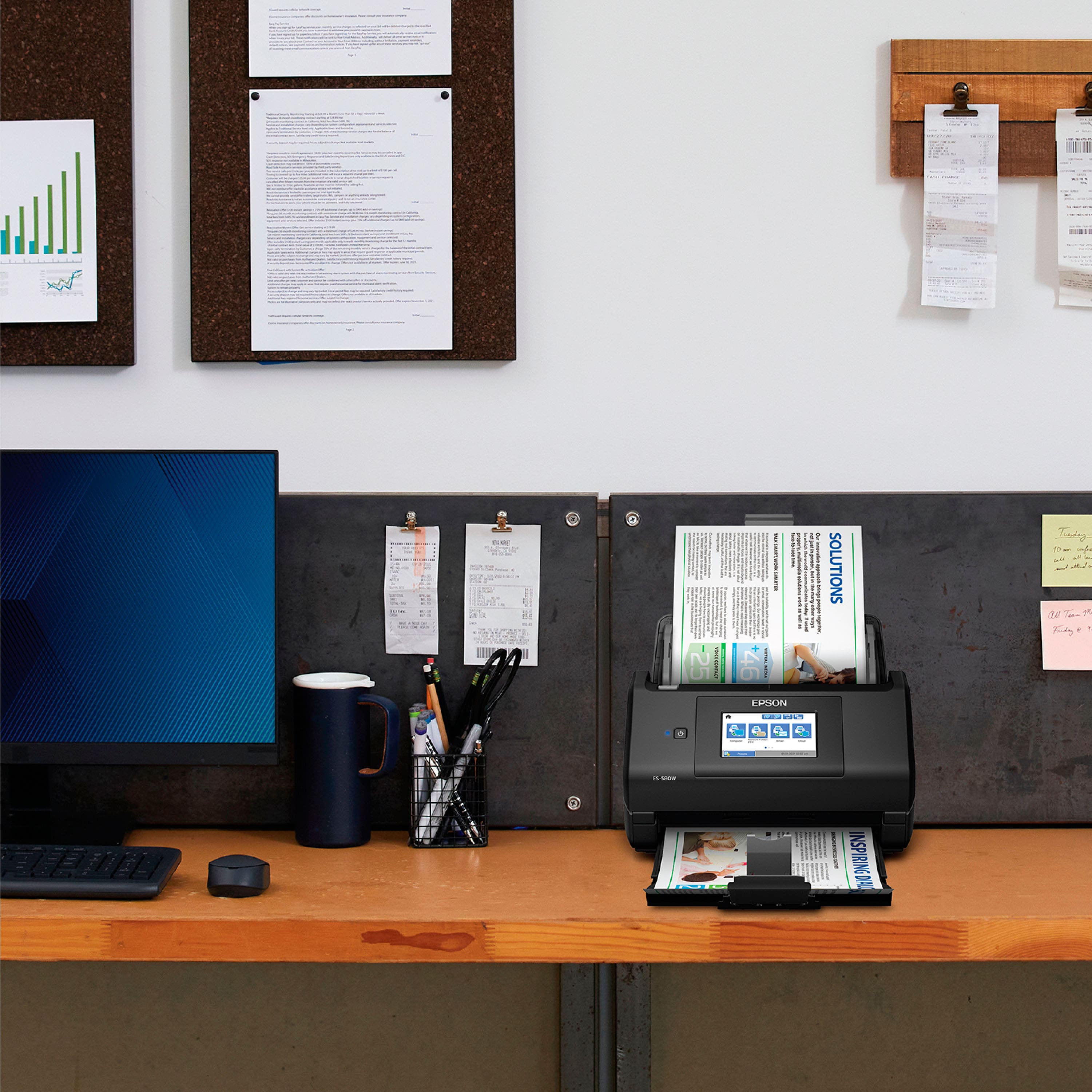 The text on the image reads: "Today a Jesse 1 - 25 | 1 46 | EPON i | SOLUTIONS Tady a - 78 - P - ... - 1 C - -- INSPIRING ON."