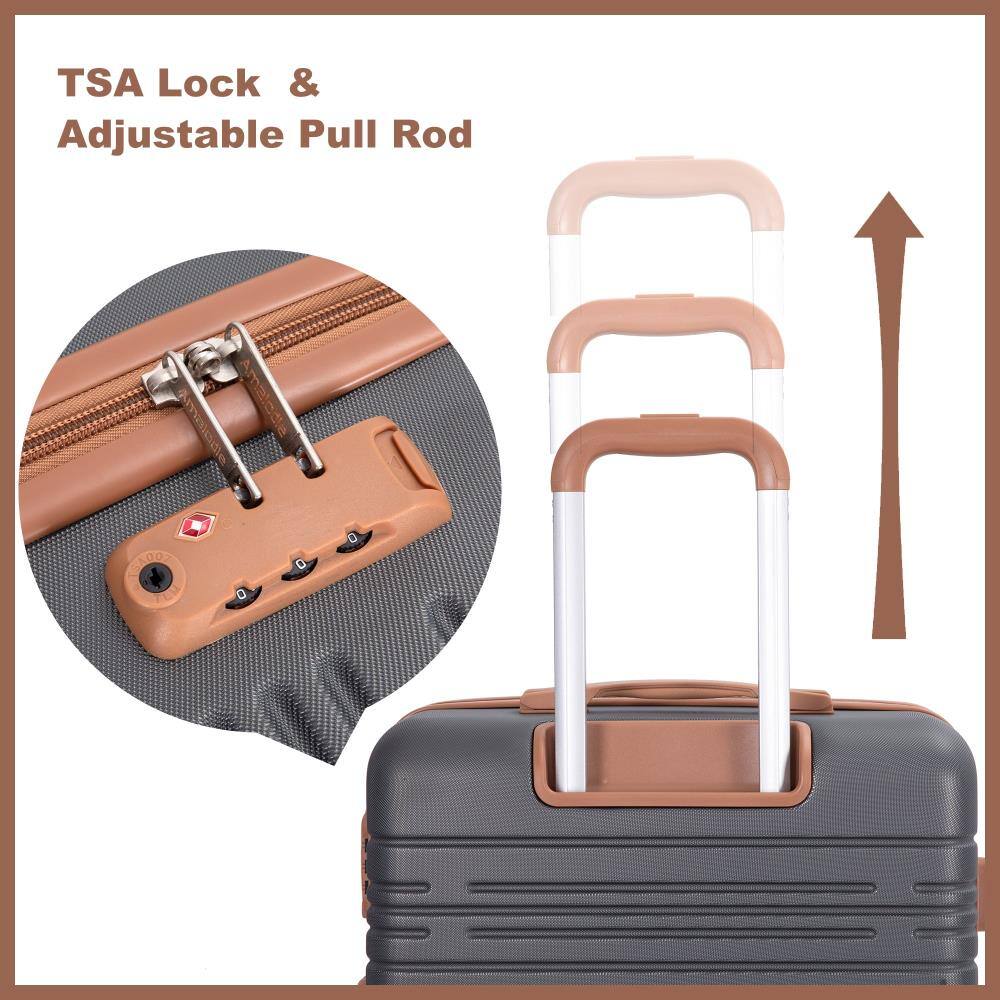 TSA Lock & Adjustable Pull Rod