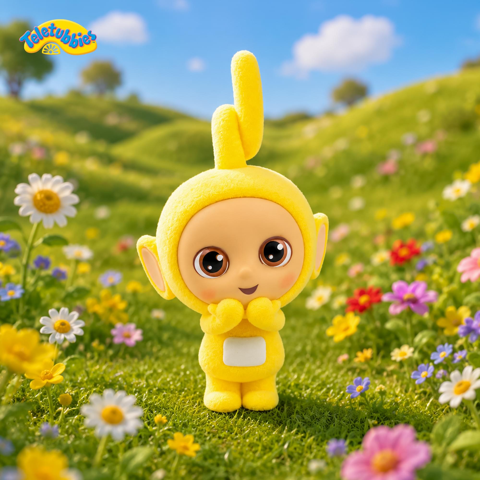 Alt View 10. The Loyal Subjects - Teletubbies 2.5-Inch Flocked Collectible Figure | Laa Laa - Yellow.