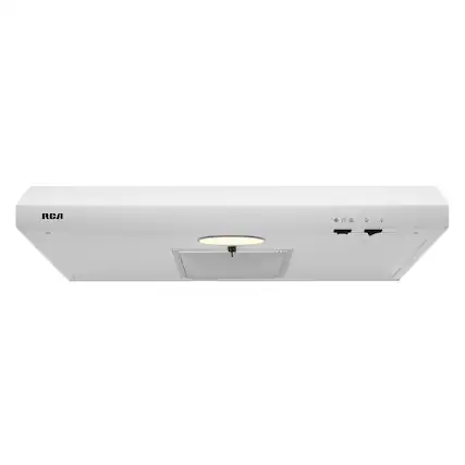 Front. COSMO - R-RHUCC30SWH 30 in. Century Collection Ductless 160 CFM Under Cabinet Range Hood, Reusable Filter, Light, White - White.