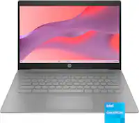 HP - 14" Chromebook - Intel Celeron N4500 2021 - 4GB Memory - 64GB eMMC - Modern Grey - Front_Zoom