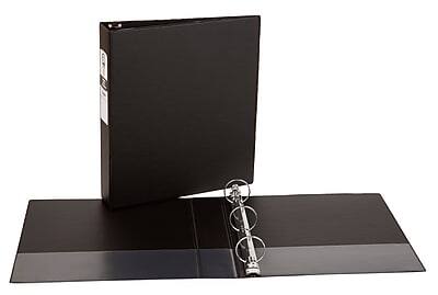 Alt View 5. Avery - 2" 3-Ring Non-View Binders - Black.