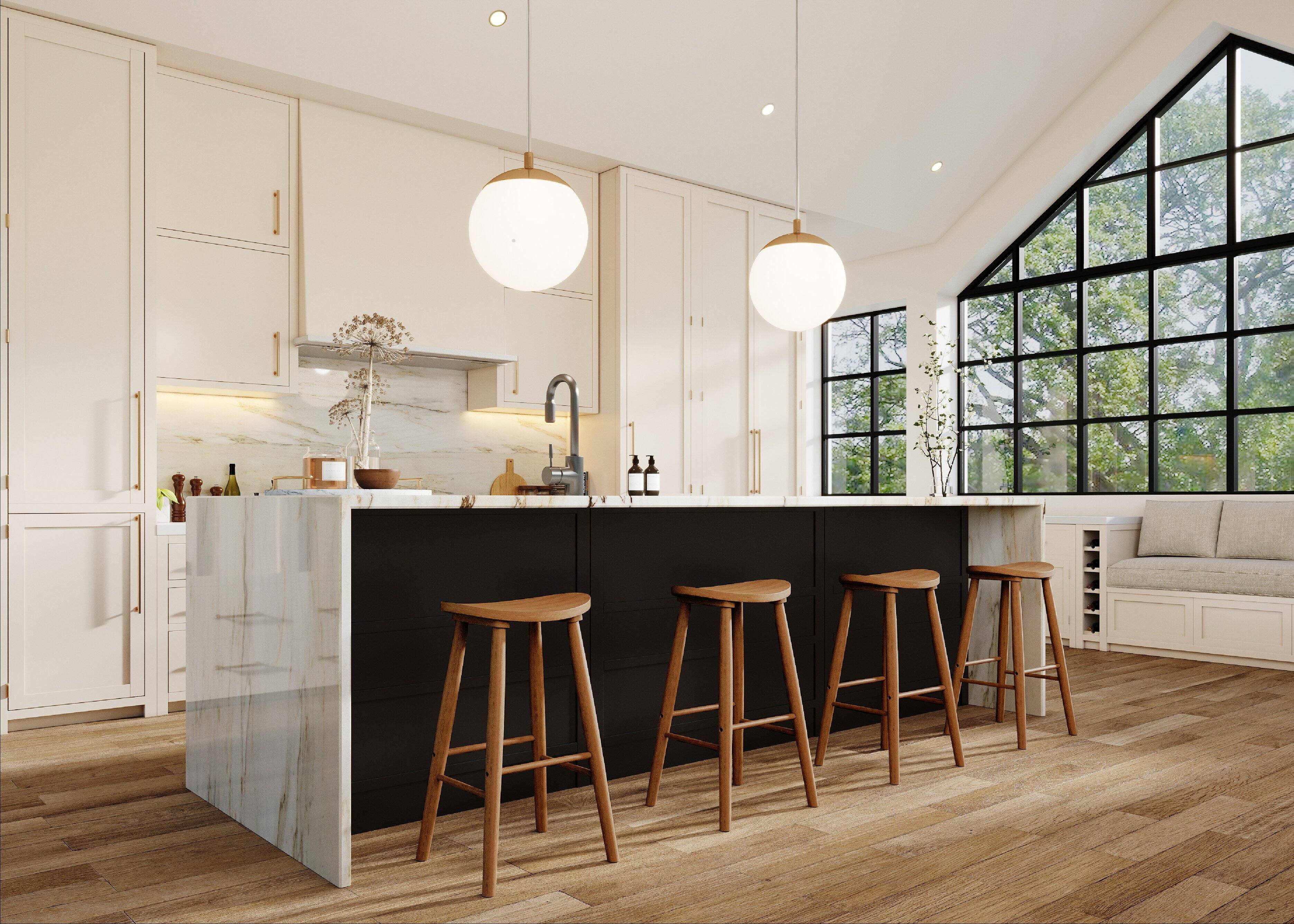 Alt View 5. Maven Lane - 30" Luna Bar Stool In Rustic Natural Wood Finish - Rustic Natural.