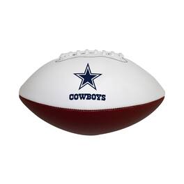 Logo Brands - Dallas Cowboys Full Size Autograph Football - Multicolor
