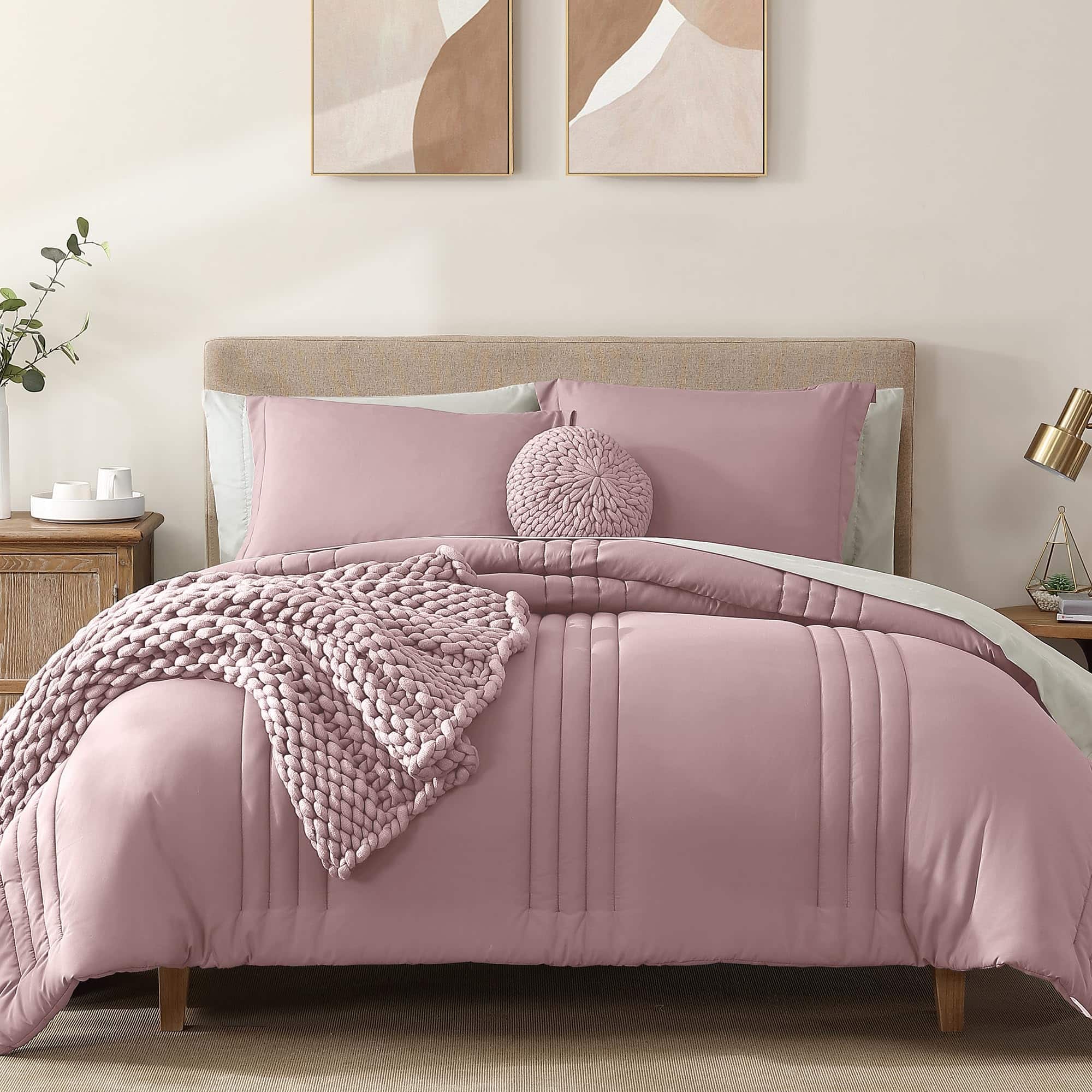 VEGA AUTOMOTIVE - All-Season 7pc Zephyr Comforter Set with Sheets, Pillowcases & Shams, OEKO-TEX Cloud-Like Warm - Zephyr Full(80"X90")