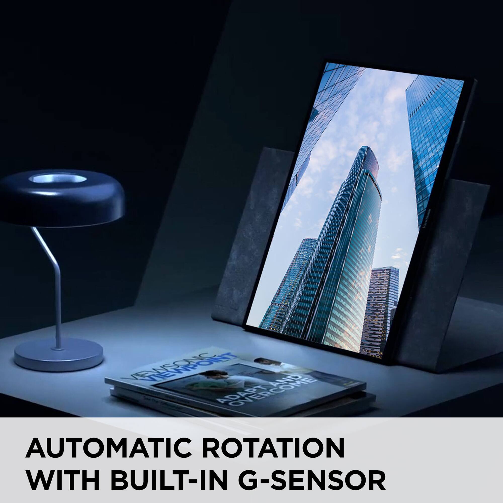 Automatic Rotation with Built-in G-Sensor