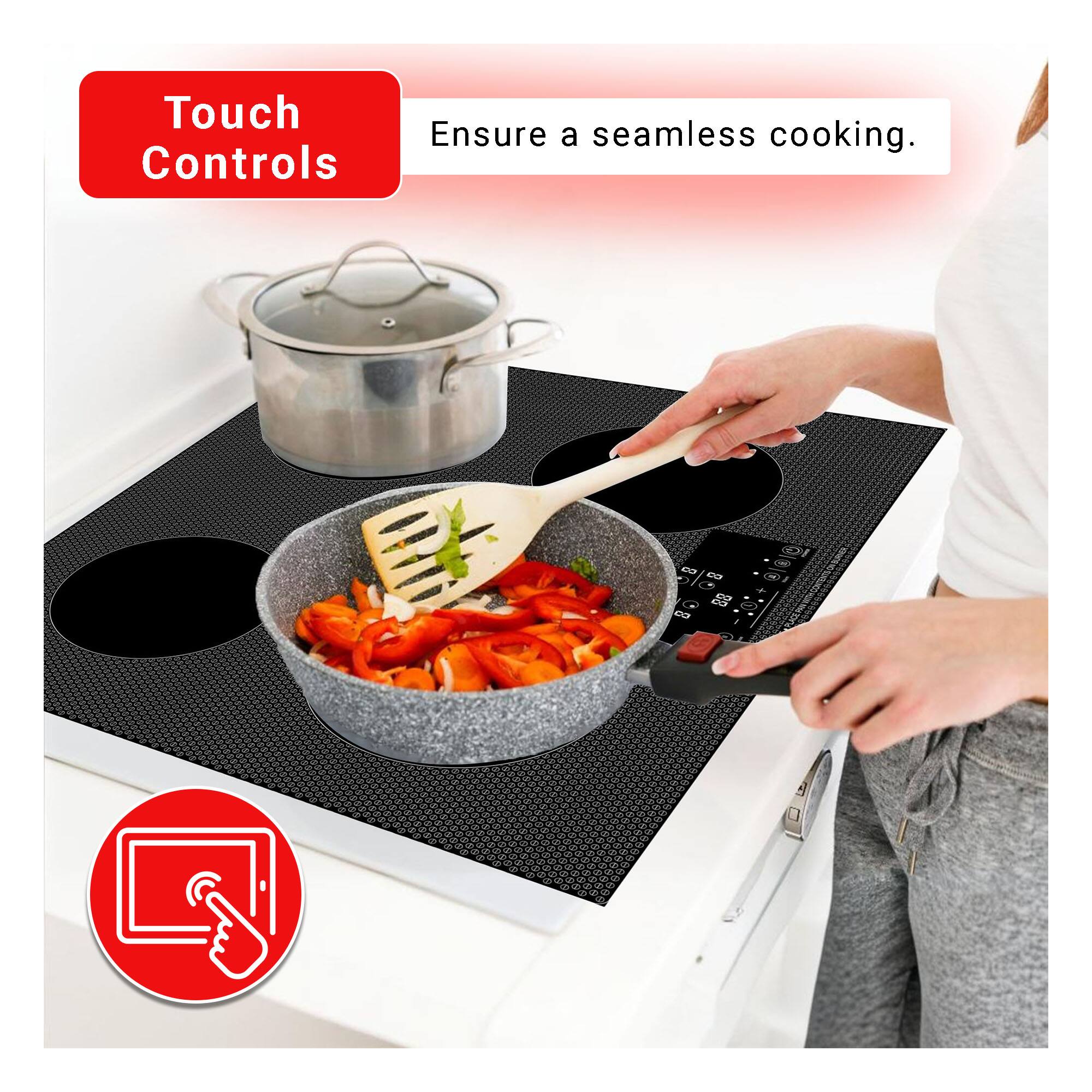 Touch Controls  
Ensure a seamless cooking.