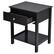 Alt View 14. Costway - 2PCS 2-Tier Nightstand Modern Side End Table with Drawer & Open Shelf - Black.
