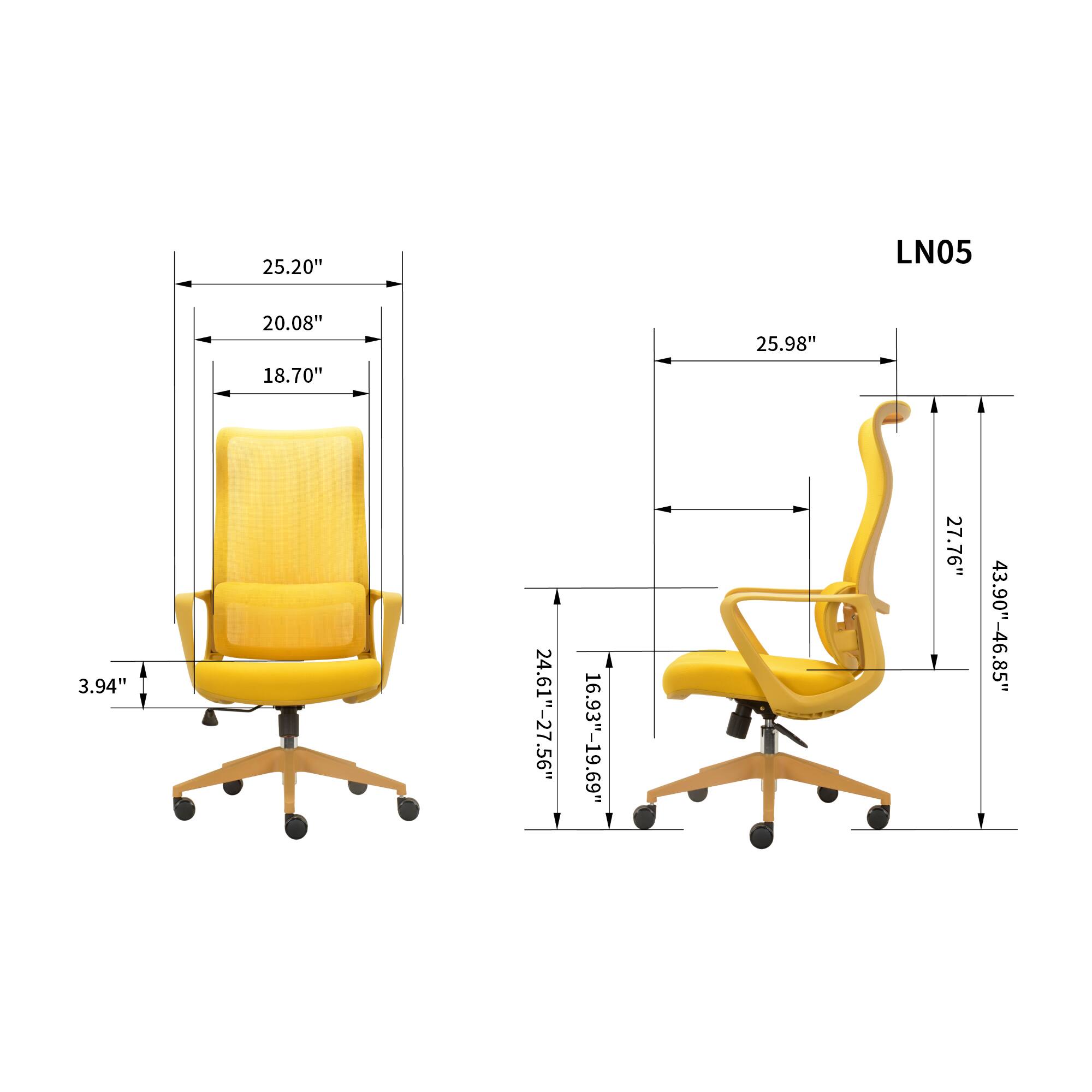 25.20" LN05  
20.08"  
18.70"  
25.98"  
3.94"  
24.61"-27.56"  
16.93"-19.69"  
27.76"  
43.90"-46.85"