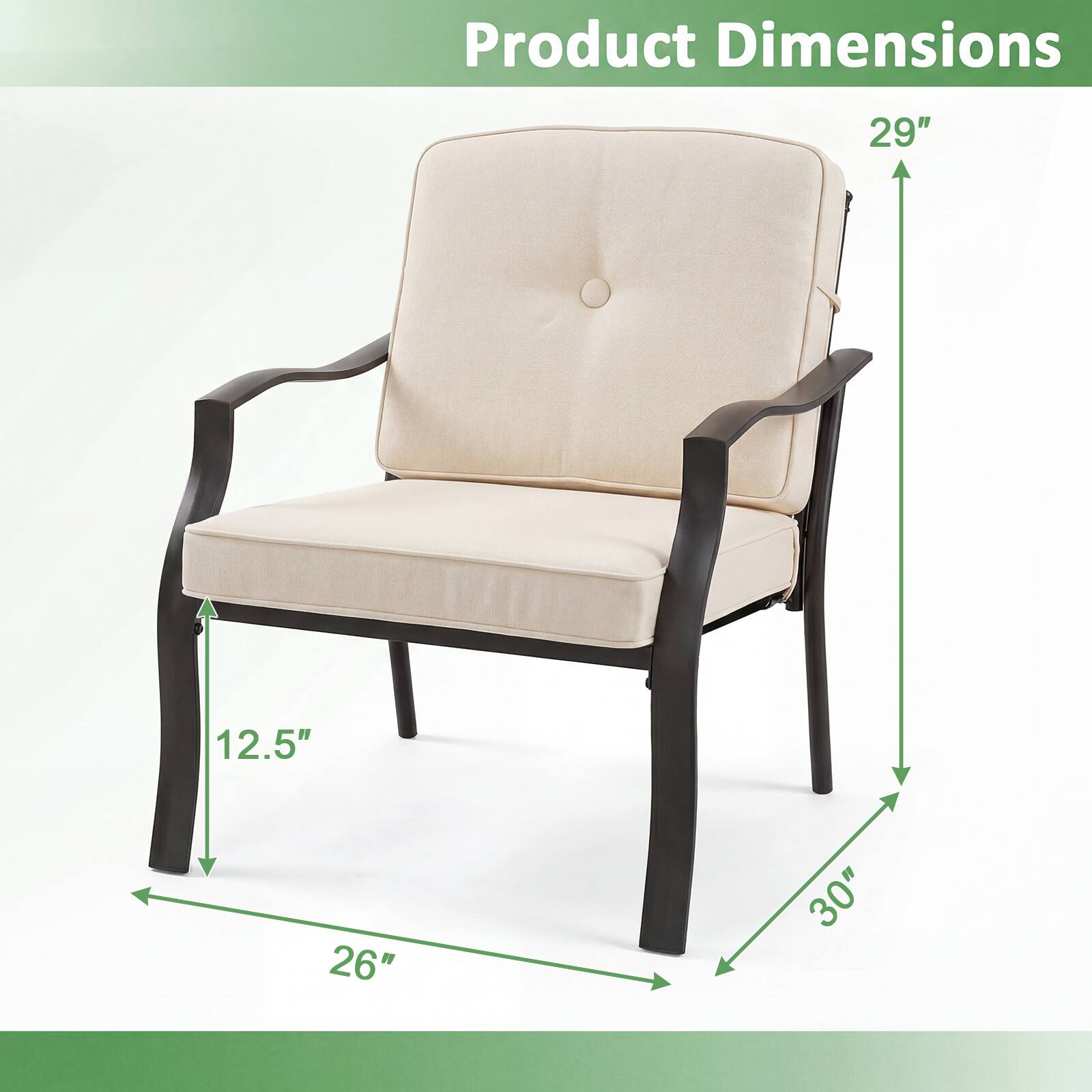 Product Dimensions: 29" x 12.5" x 26" x 30"