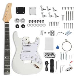 Winado - DIY 6 String ST Style Electric Guitar Kits with Mahogany Body, Maple Neck
