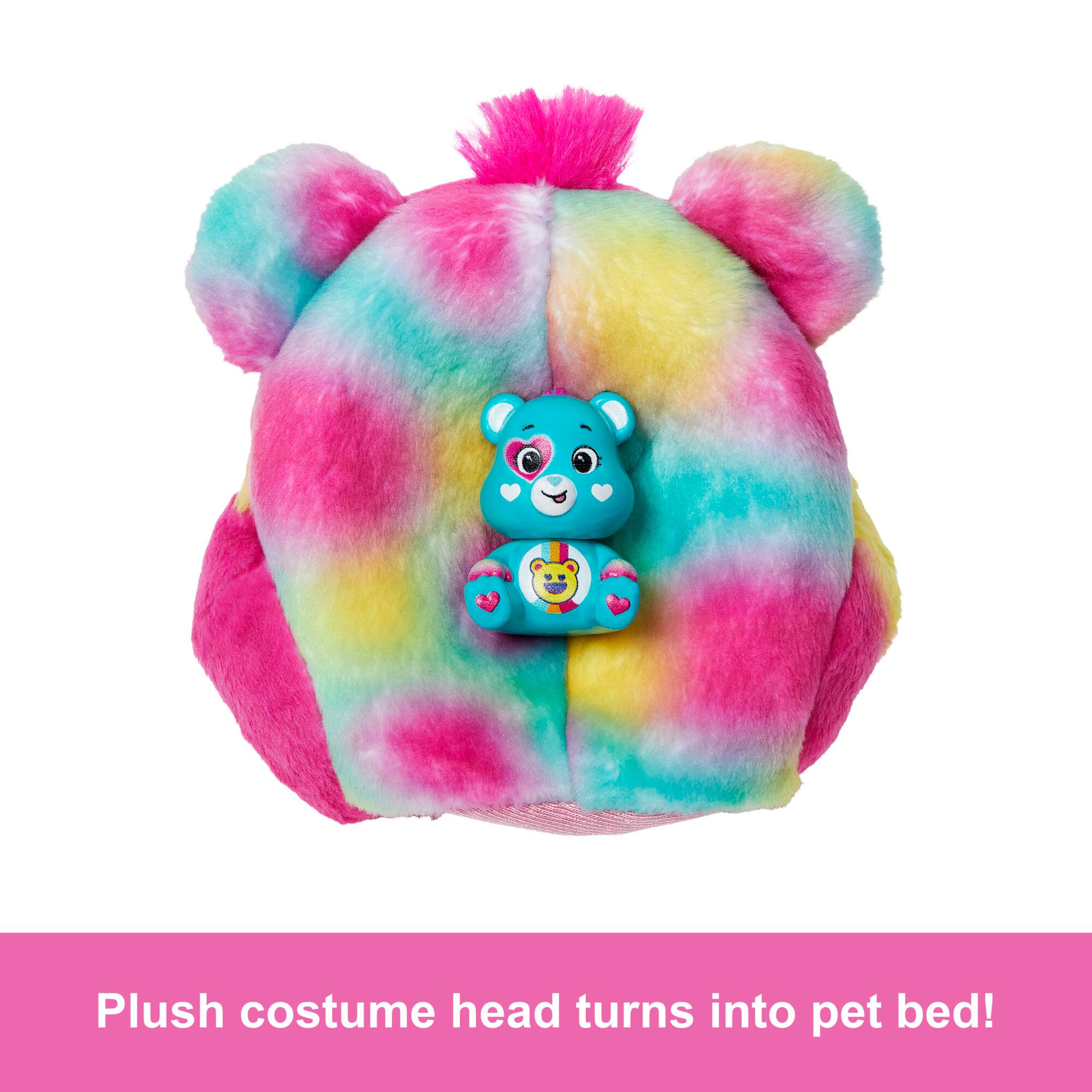 Plush costume head turns into pet bed!