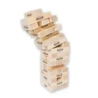 Bolaball - Bolaball: Giant Tumble Tower Wooden Blocks Game, 56 Pieces - Front_Zoom