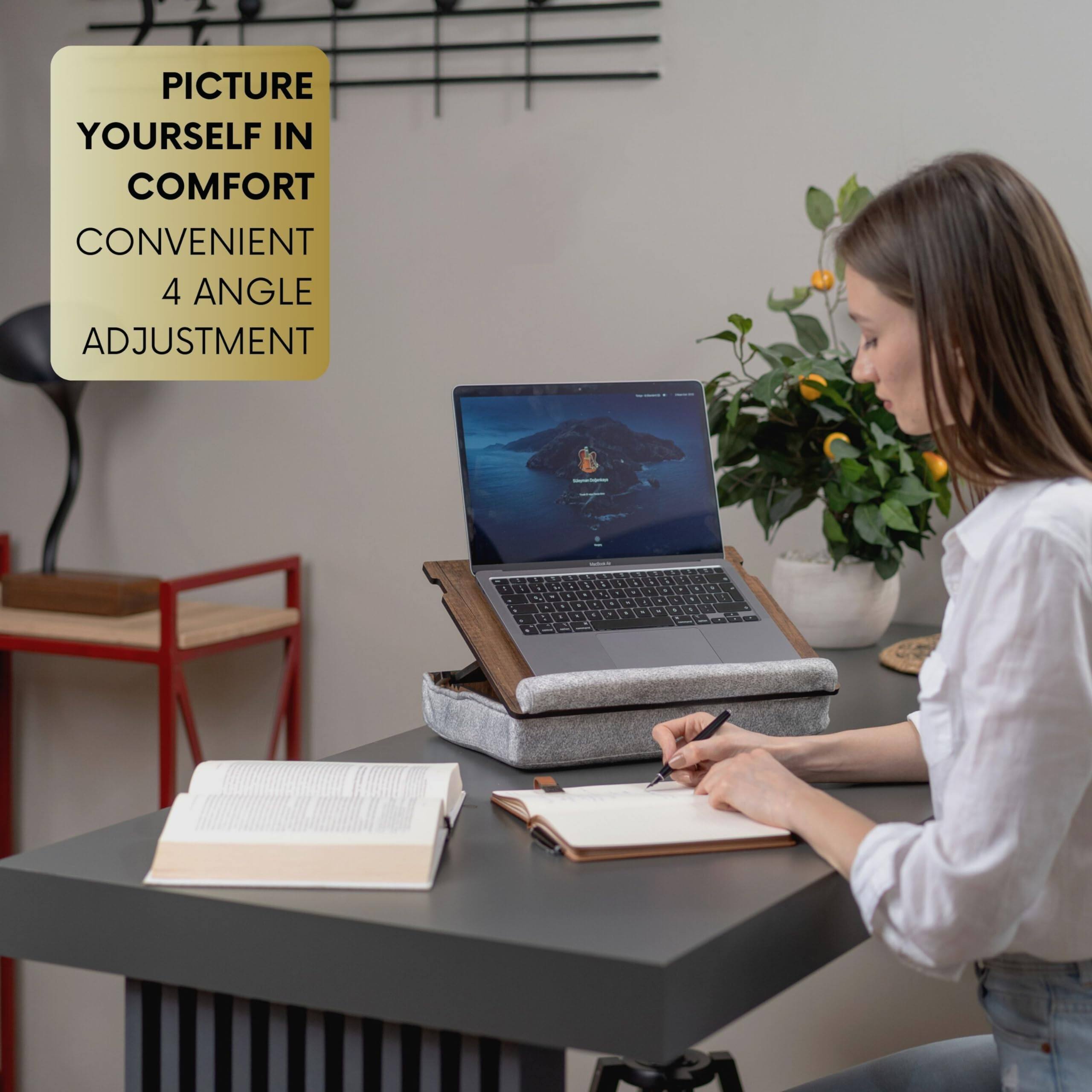 PICTURE YOURSELF IN COMFORT  
CONVENIENT 4 ANGLE ADJUSTMENT