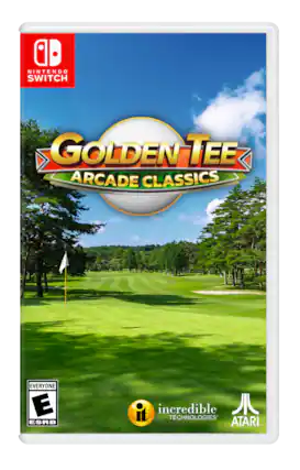 NINTENDO SWITCH GOLDEN TEE ARCADE CLASSICS EVERYONE E ESRB it incredible TECHNOLOGIES ATARI. - E (Everyone)