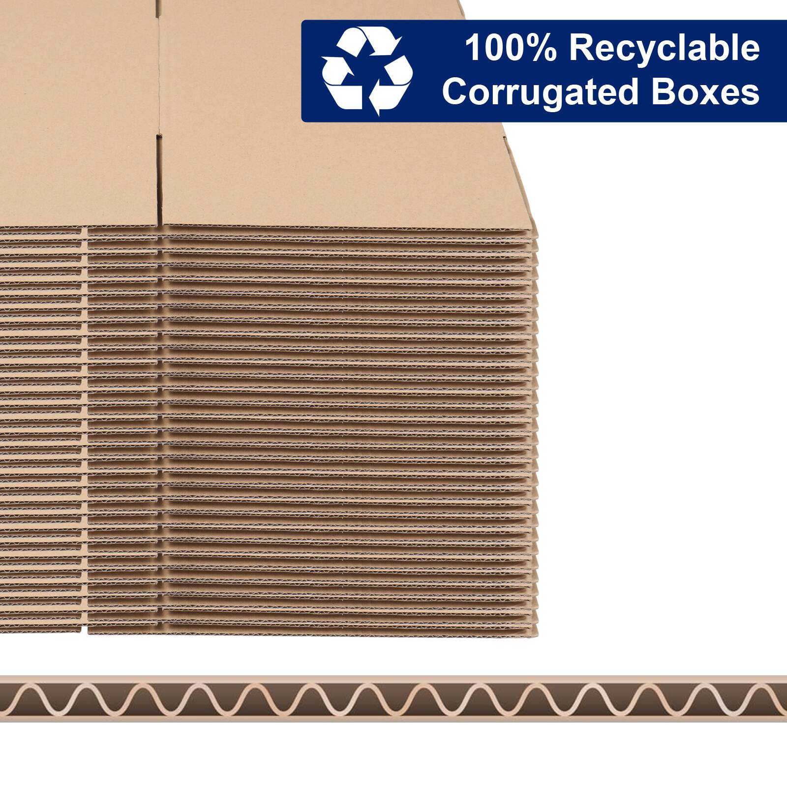 100% Recyclable Corrugated Boxes