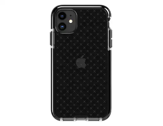 Front. Tech21 - Tech21 Evo Check Case for Apple iPhone 11 - Clear - Clear.