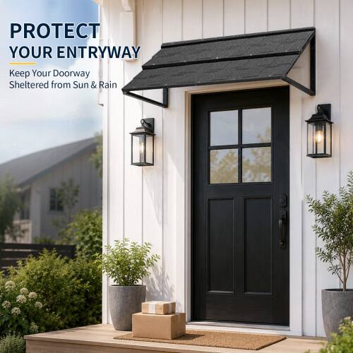 PROTECT YOUR ENTRYWAY  
Keep Your Doorway Sheltered from Sun & Rain