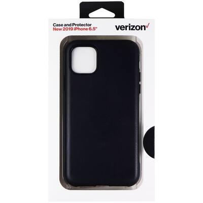 Verizon Case & Glass Screen Protector Bundle for iPhone 11 Pro Max - Black Verizon Case & Glass Screen Protector Bundle for iPhone 11 Pro Max - Black