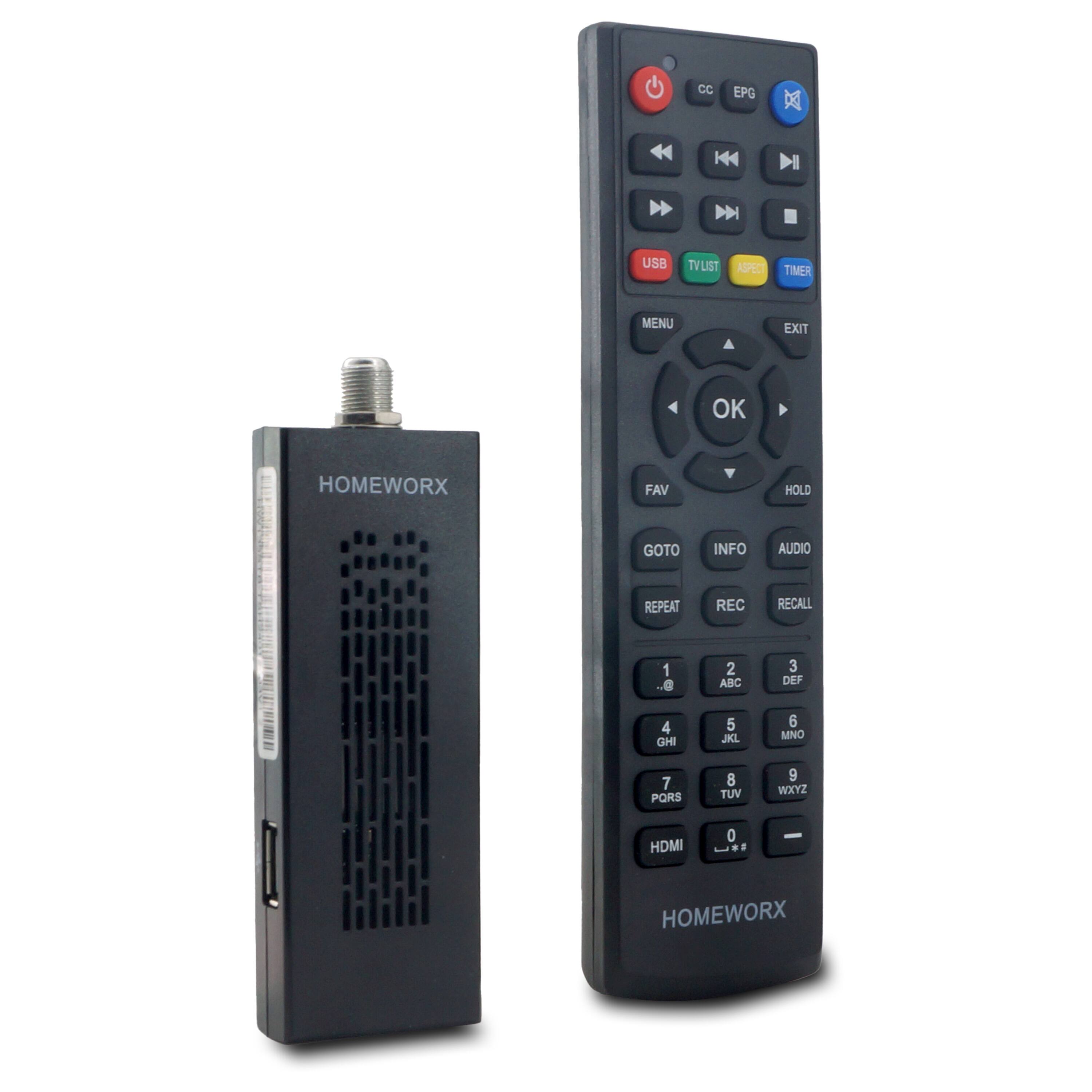 CC EPG M USB TV LIST ASPECT TIMER MENU EXIT OK HOMEWORX FAV HOLD GOTO INFO AUDIO REPEAT REC RECALL 1 ...0 2 ABC 3 DEF 4 GHI 5 JKL 6 MNO 7 PORS 8 TUV 9 WXYZ HDMI 0 . 1 - HOMEWORX