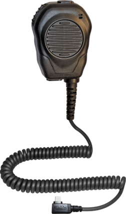 Front. Klein - Klein VALOR 3 PTT Buttons Remote Speaker USB-C Connector Black - Black.