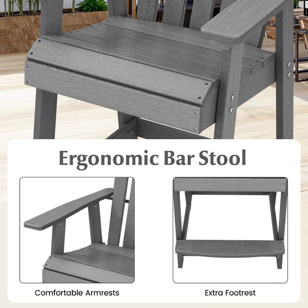 Ergonomic Bar Stool

Comfortable Armrests

Extra Footrest