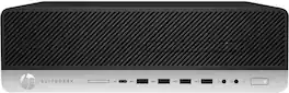HP - Refurbished Excellent - EliteDesk 800 G3 Intel Core i5-6500 3.2 GHz 8 GB DDR4 256 GB SSD Intel HD Graphics 530 Desktop - Black
