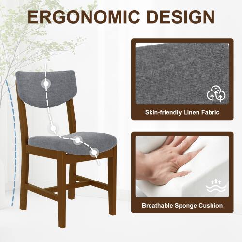 ERGONOMIC DESIGN

Skin-friendly Linen Fabric

Breathable Sponge Cushion