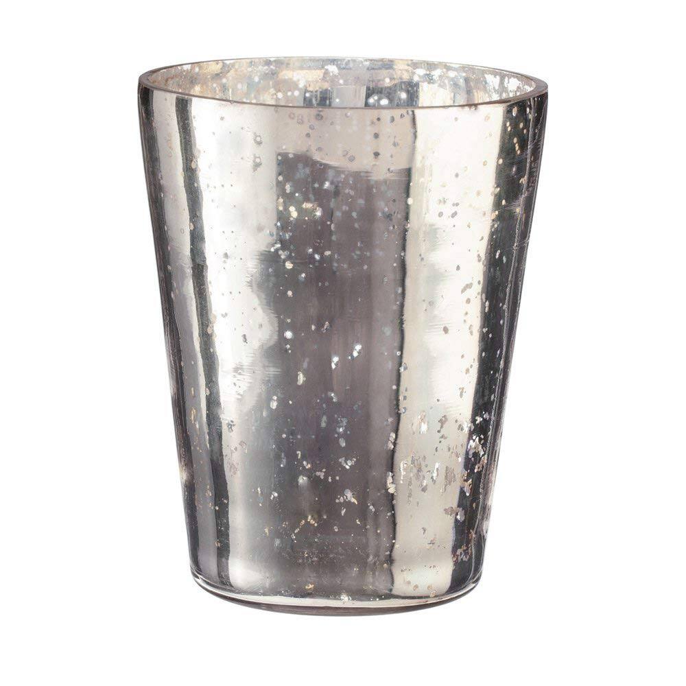 Alt View 1. Amber Sporting Goods - Champagne Vase Style Handmade Glass Votive Candle Holders for Wedding & Home Décor (Set of 2, Large).