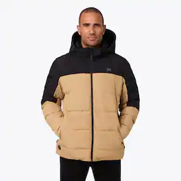 Mobile Warming - App Controlled Men's Crest 2.0 Heated Jacket - Tan/Black