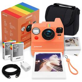 Polaroid - Now+ Generation 3 - Black & White Film (8) + Bag + More - Coral