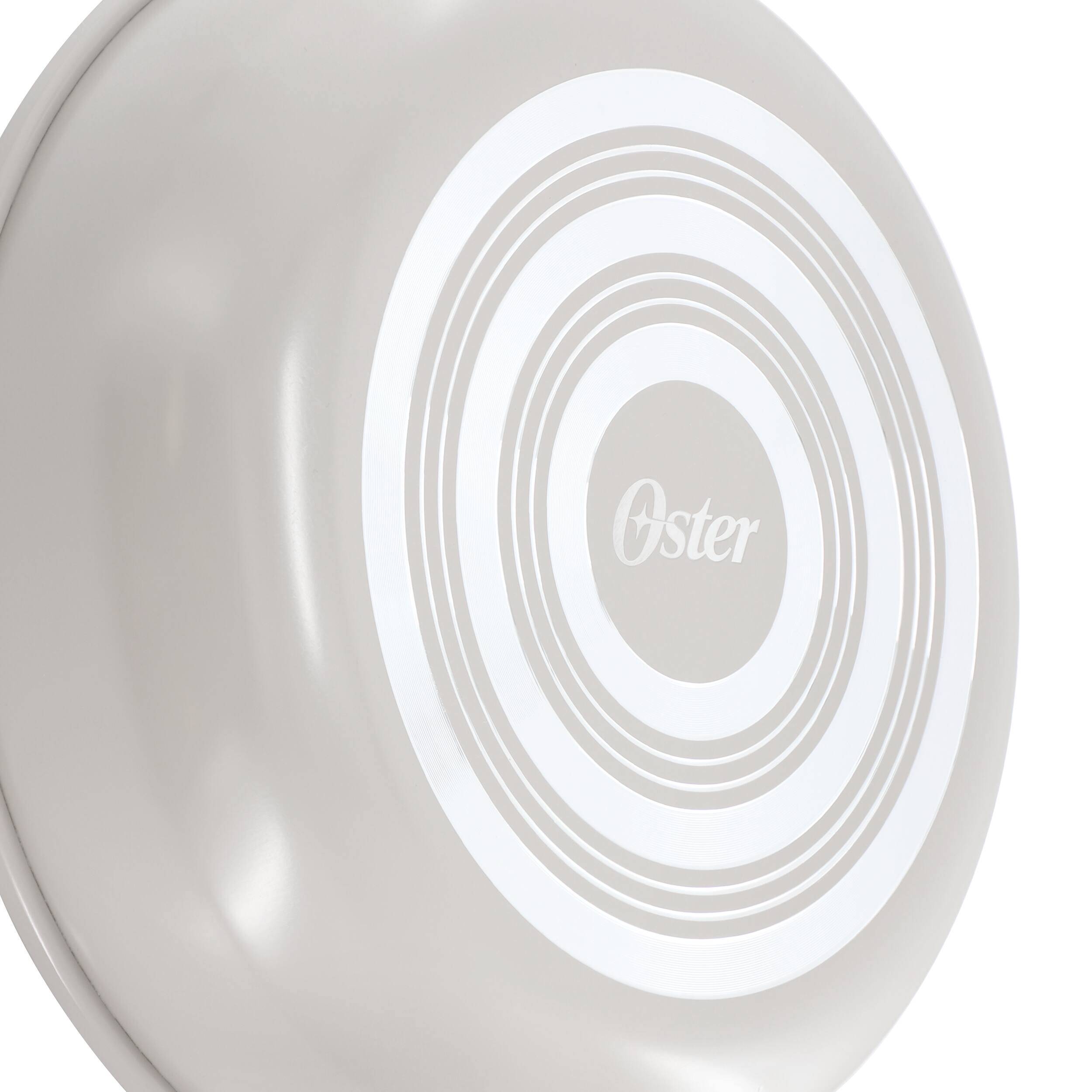 Alt View 3. Oster - Oster Sutterville Choice 10 Piece Ceramic Nonstick Aluminum Cookware Set in Beige - Beige.