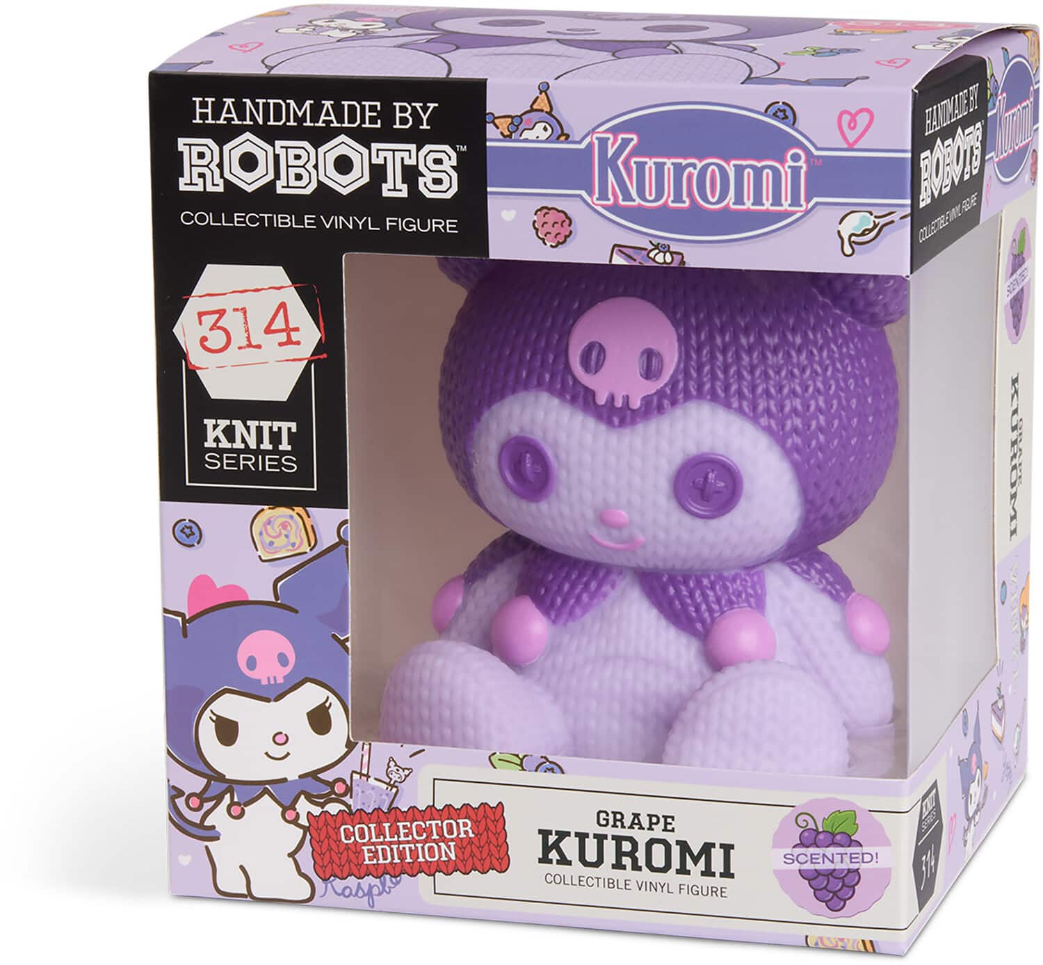 ［激レア］ロボット掃除機 JOY MART × Kuromi　クロミ　サンリオ Handmade by Robots Hello Kitty and Friends Kuromi #314 (Grape