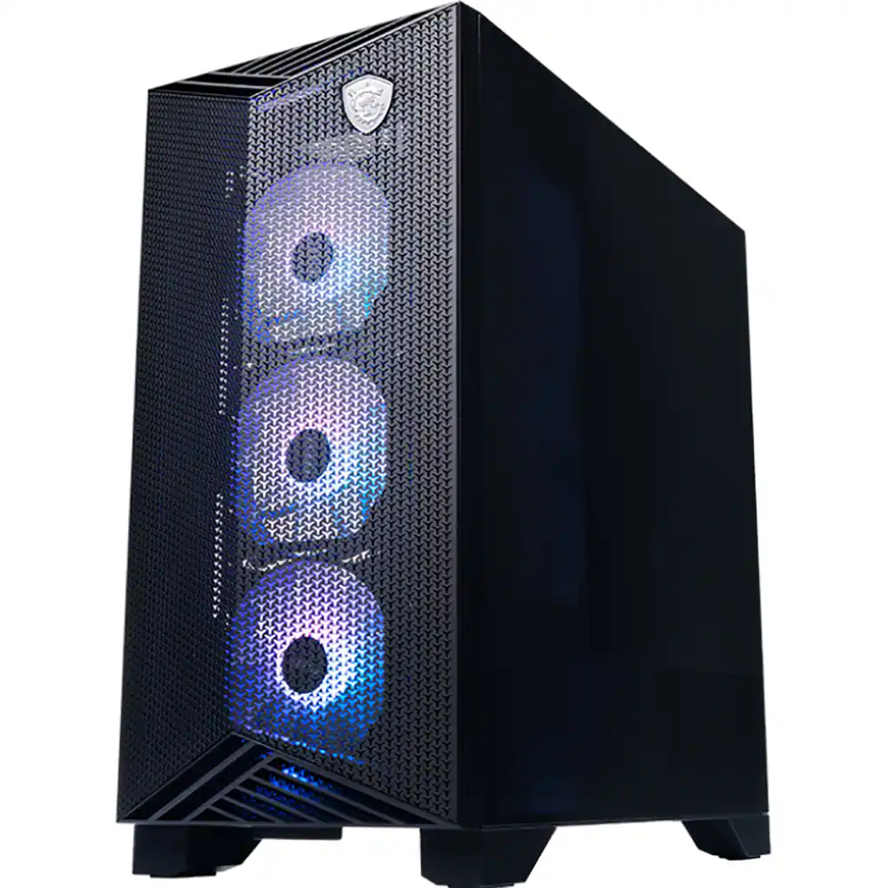 Front. MSI - Aegis ZS2 Tower Gaming Desktop AMD Ryzen 7 7900X 32GB Memory GeForce RTX 5070 2TB SSD - Black.