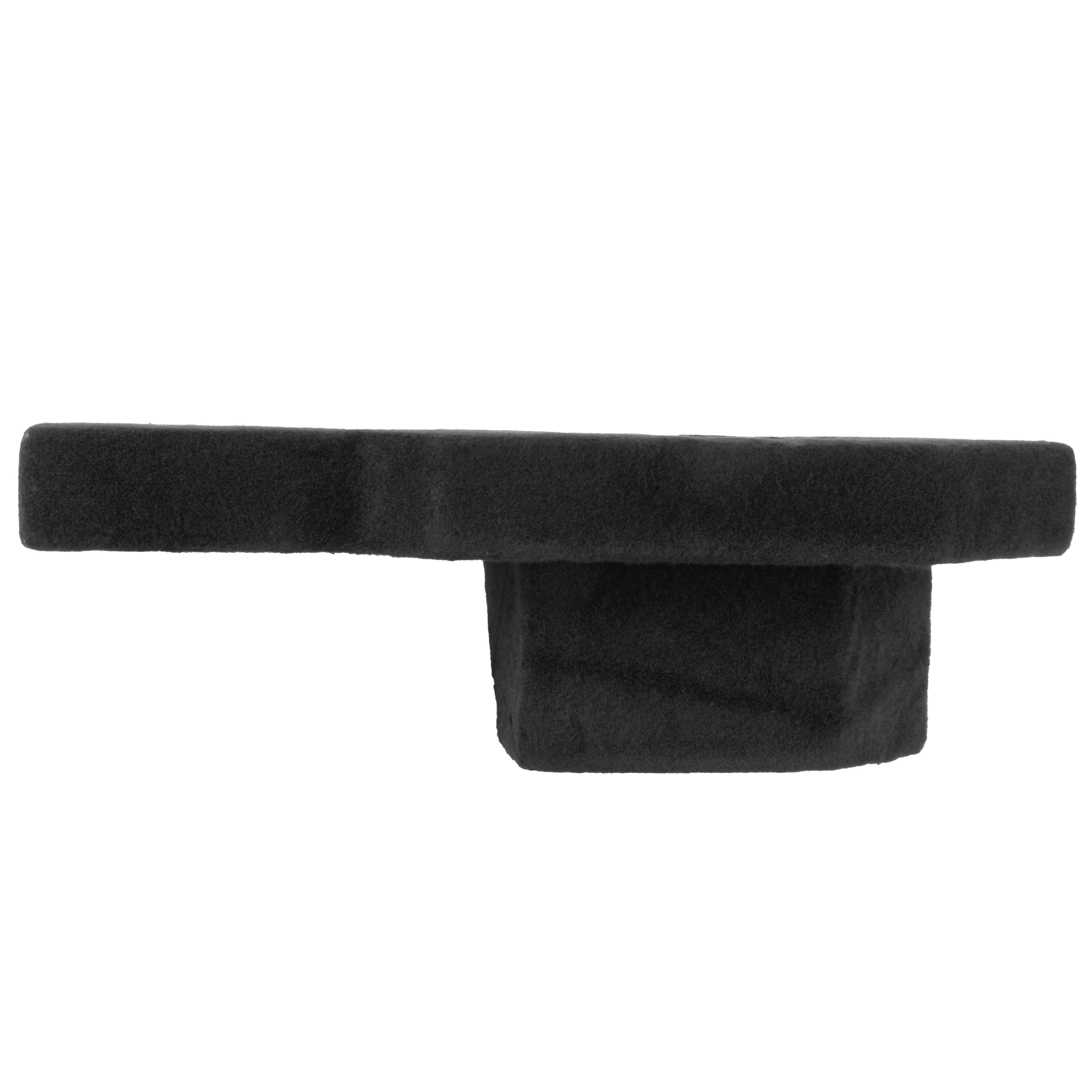 Left. NVX - VE-DOD-RAMQCCG3-S10S Custom Fit Single 10in Sealed Empty Subwoofer Enclosure for 2002-2018 Ram Quad and Crew Cab Trucks.