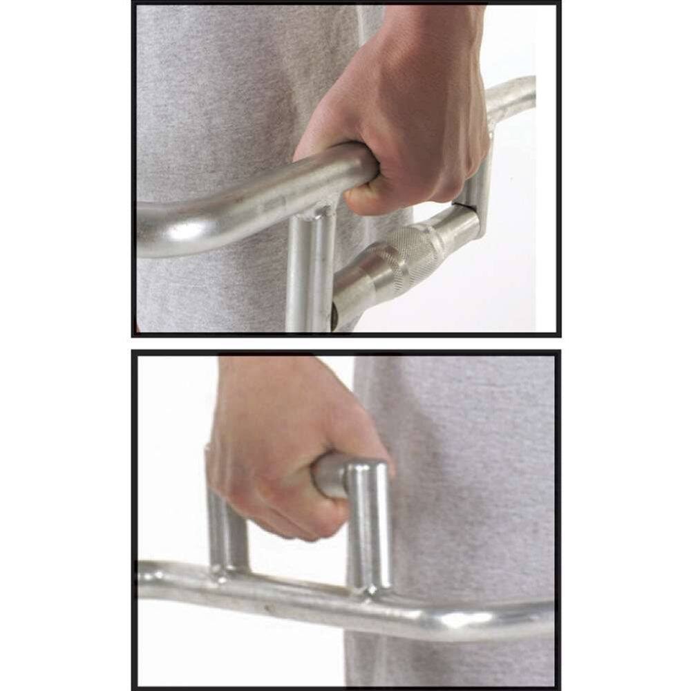Alt View 2. Power Systems - Power Systems 68" Super Deadlift Bar, Two-Handle Design - Silver.